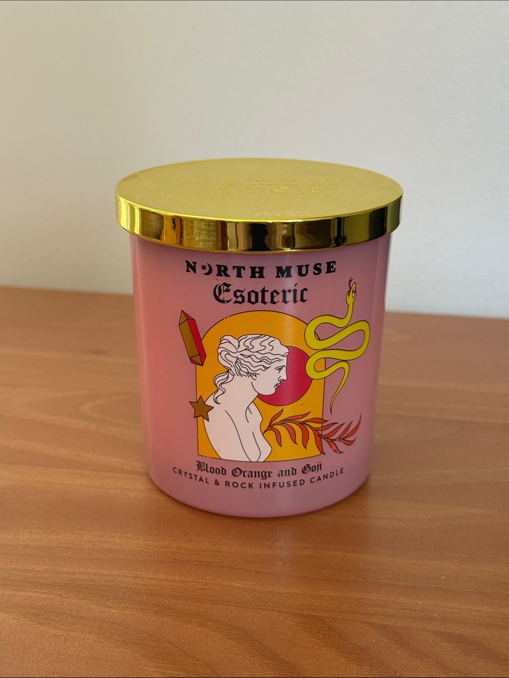 North Muse Esoteric Crystal and Rock Infused Candle